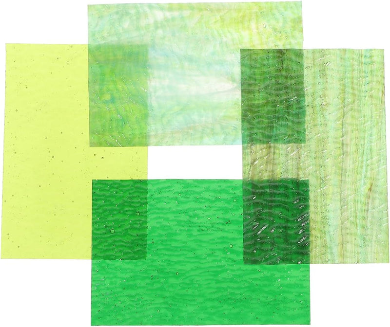 Angoily Buntglasplatten, Mosaikglas, Buntglas-Zubehör, Flammen-Kollektion, für Buntglas-Bastelarbeit