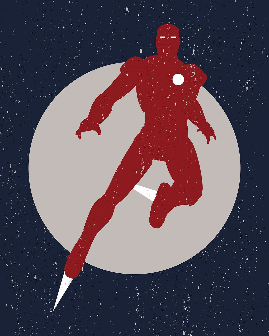 Komar Wandbild - Iron Man Fly - Grösse: 40 x 50 cm - Marvel, Kinderzimmer, Wandgestaltung, Bild 40L