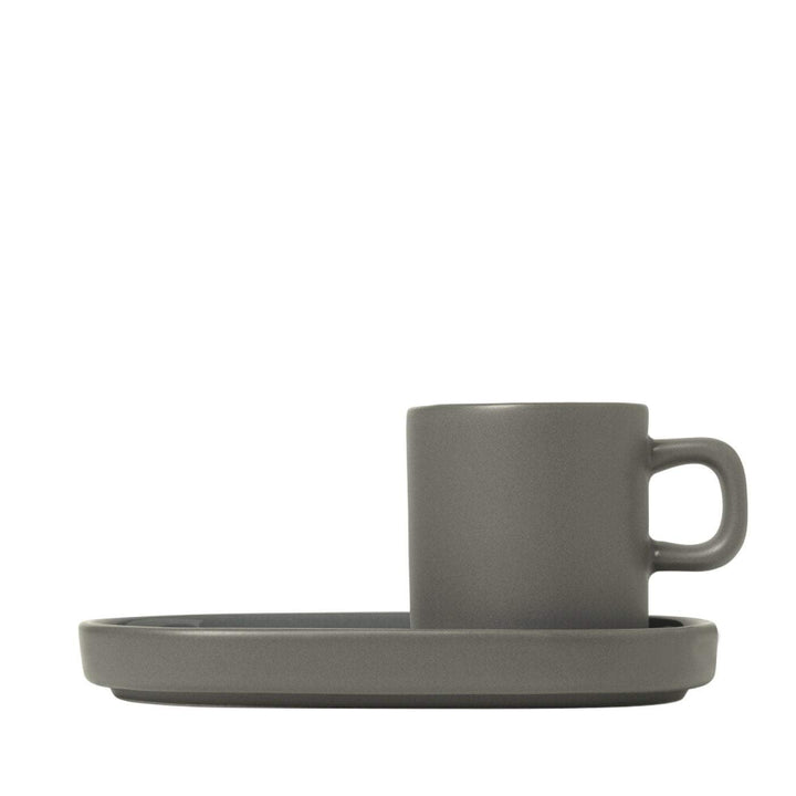 Blomus Espressotasse-63972 Pewter 0.05L, Fungi 1 Stück Pewter, 1 Stück Pewter