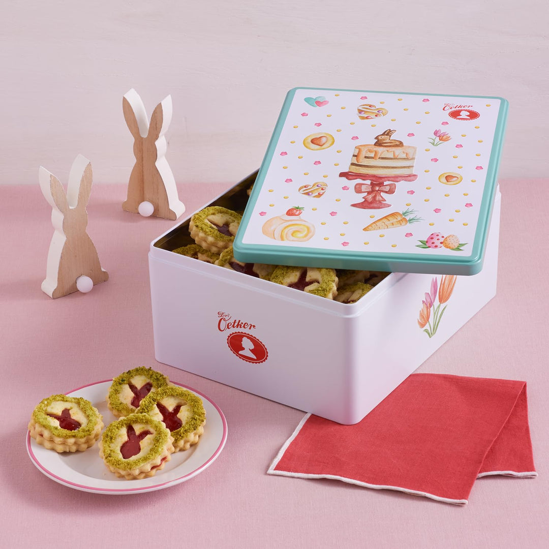 Dr. Oetker grosse Osterdose - Für Geschenke oder zur Keksaufbewahrung - Funktionalität und Stil für