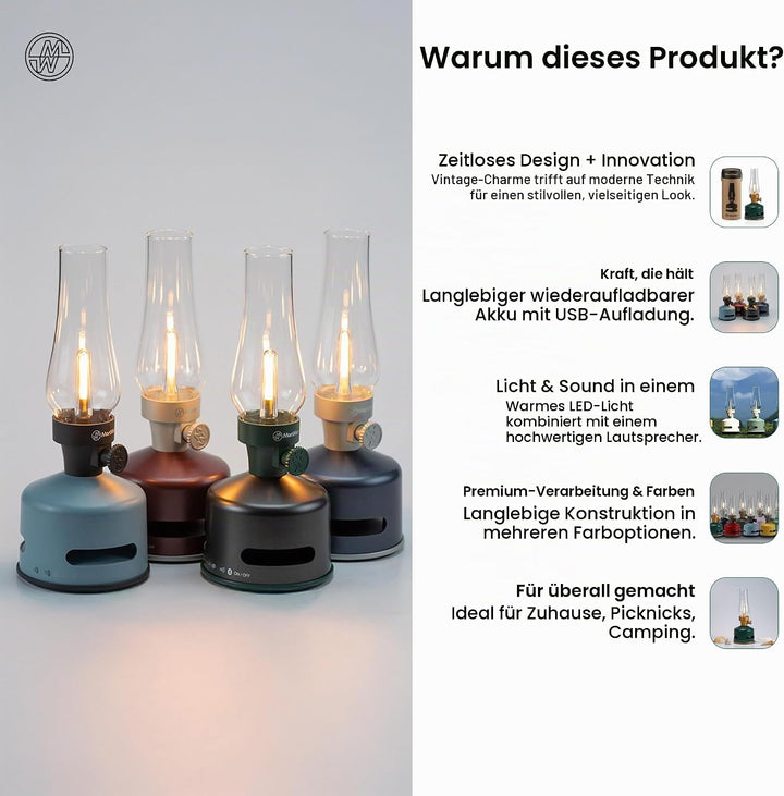 MoriMori Design-Leuchte mit Lautsprecher (corn-gold), Corn-gold