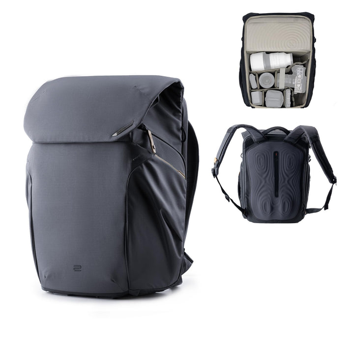 PGYTECH OneGo 2 Kamerarucksack 20L-25L mit Laptop/iPad-Fach Wasserdichter Kamerarucksack für urbane