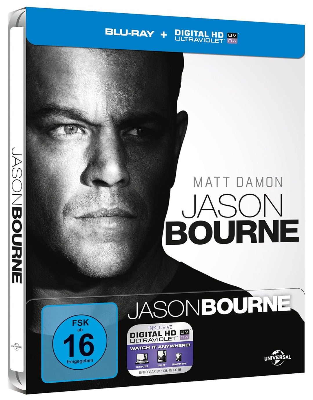 Jason Bourne - Steelbook [Blu-ray] [Limited Edition], Blu-ray