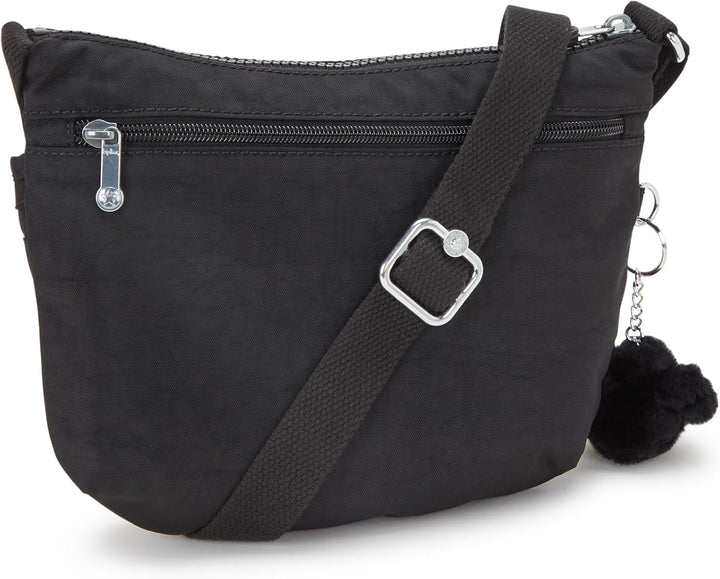 Kipling Damen Arto Crossbody, Schwarz (Black), 25x21x3 centimeters (B x H T) EU Black Noir, Black No
