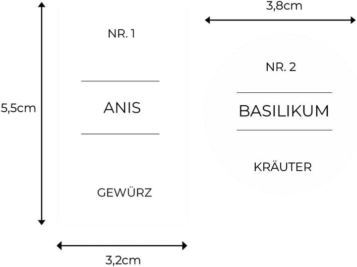 24x Gewürzgläser mit Bambusdeckel inkl. 240x Etiketten, 30x Streueinsätze, 1x Edelstahl Trichter, 1x