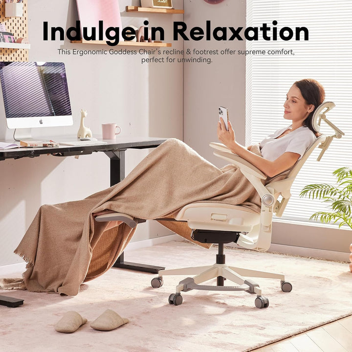 MUSSO E80 Muse FemmePosture™ Ergonomischer Bürostuhl für Frauen - 135° Neigung & 3D-Lendenstütze, 17