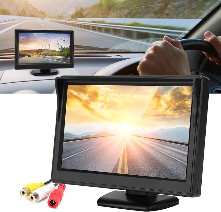 5-Zoll-TFT-LCD-Rückfahrparkplatz Wasserdichtes -Display für Rückfahrkamera