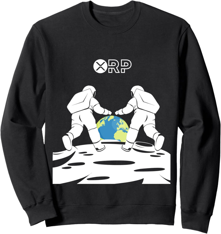 Ripple Millionär, XRP Token Bullrun Blockchain Münze Sweatshirt