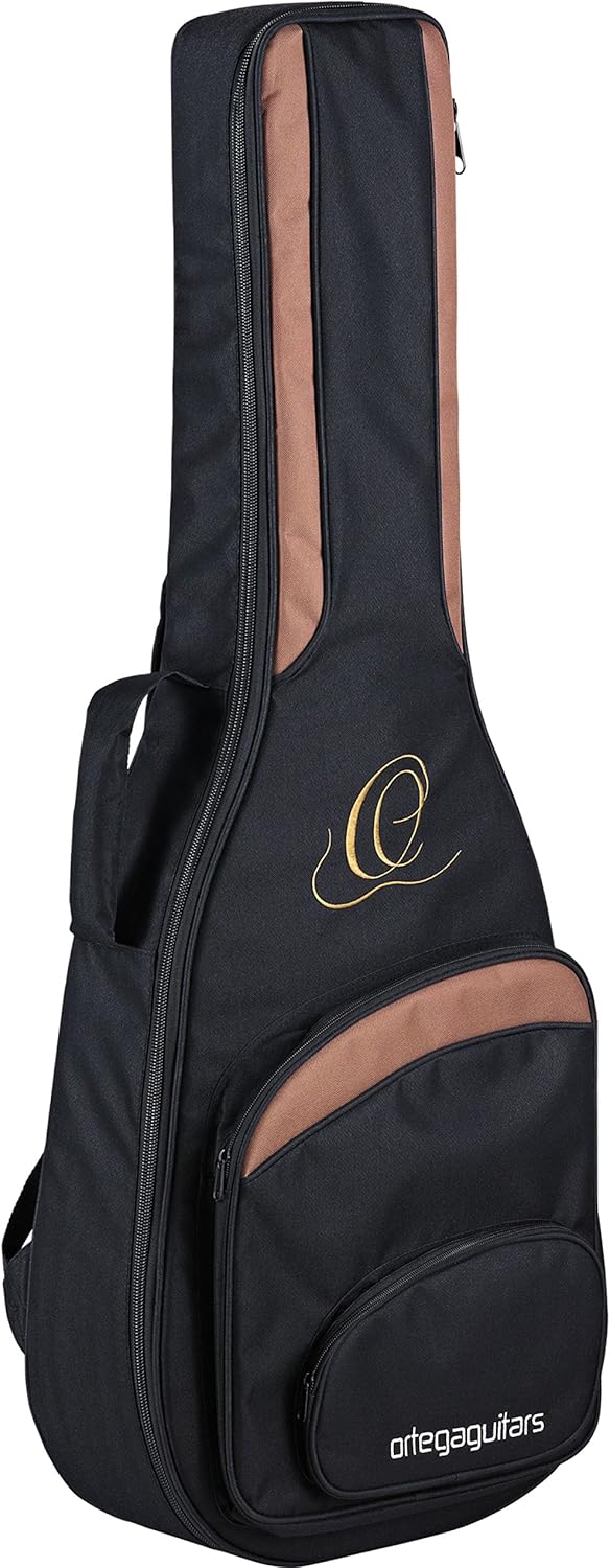 Ortega Guitars ONB34 hochwertige Konzertgitarren Tasche 3/4 Grösse mit Rucksackgarnitur schwarz