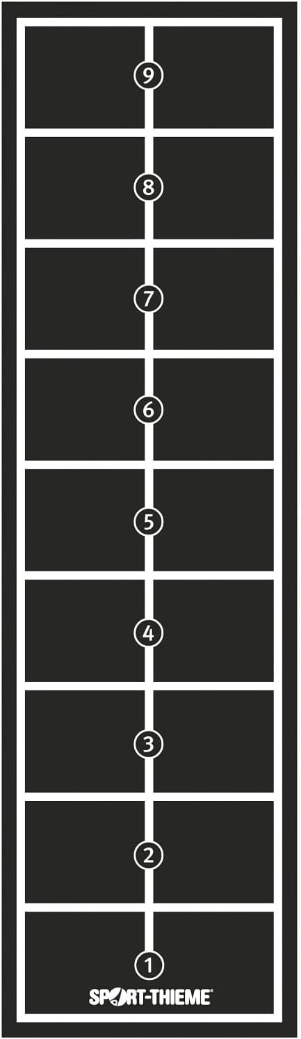 Sport-Thieme Weitsprung- und Koordinationsmatte | PVC- Matte | (LxBxH): 350x100x0,4 cm | beidseitig