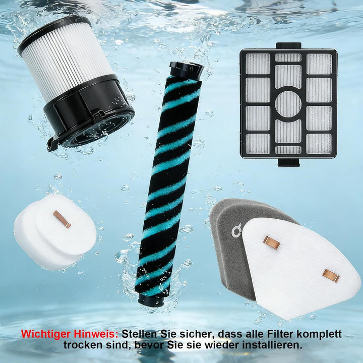 IP3253EUT Filter für Shark PowerDetect Akku-Staubsauger IP3251EUT IP3225EUT IP3257EUT, 2 HEPA-Filter
