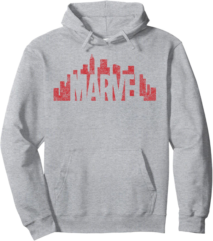 Marvel City Skyline Logo Pullover Hoodie