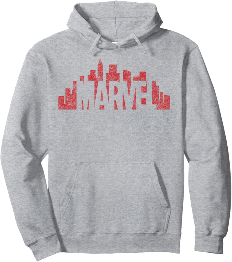 Marvel City Skyline Logo Pullover Hoodie