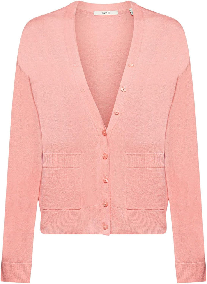 ESPRIT Damen 023ee1i305 Strickjacke XXS 670/Pink, XXS 670/Pink
