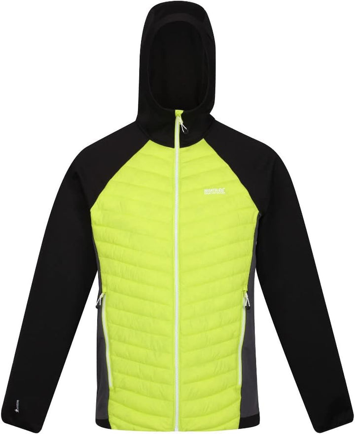 Regatta Herren Andreson VII Hybrid Hybridjacke, Schwarz, XXL XXL Bright Kiwi, XXL Bright Kiwi