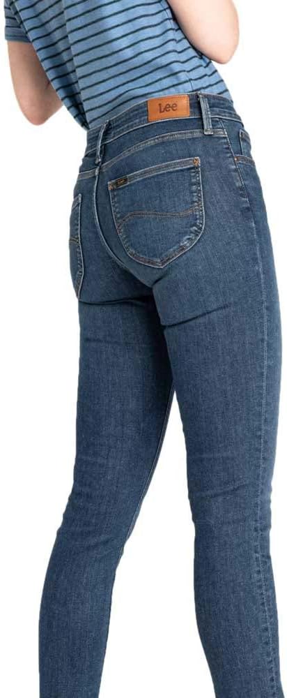 Lee Damen Scarlett Dark Ulrich Pants 24W / 31L Blau (Dark Ulrich Iy), 24W / 33L