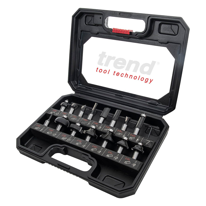 Trend Setss9tc Fräsen-Set, 15 Teile