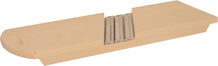 Krauthobel klein Classic aus Pappelholz , 3-Messer aus Edelstahl, 18x55 cm