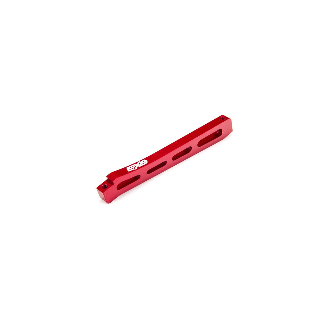 Vordere Mitte Aluminium Chassis Brace, 118mm Rot: EXB
