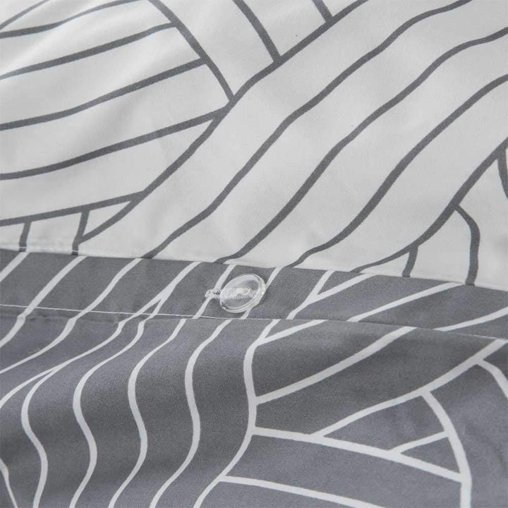 COTTON ARTEAN Salinas Wende-Bettbezug für Bett mit 135 cm, Knopfverschluss Cama 135 ( 220 ancho x 22