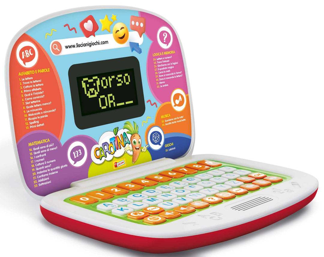 Liscianigiochi Carotina Laptop Lernspielzeug