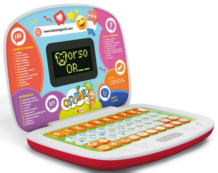 Liscianigiochi Carotina Laptop Lernspielzeug