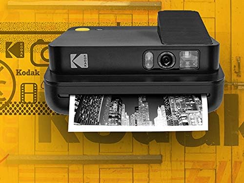 KODAK Smile Classic Sofortbilddigitalkamera + Bluetooth (Blau), 16MP, 35 Drucke/Aufladung – Starter-