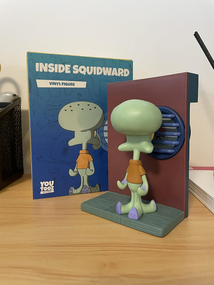 Inside Squidward Vinyl-Figur, 10,2 cm Squidward Collectible, basierend auf Internet Meme Sinking Fee