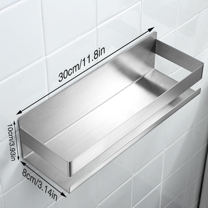 Kegii Duschablage Ohne Bohren, Duschregal 2 Stück Badezimmer Regal, Minimalistisches Dusche Halterun