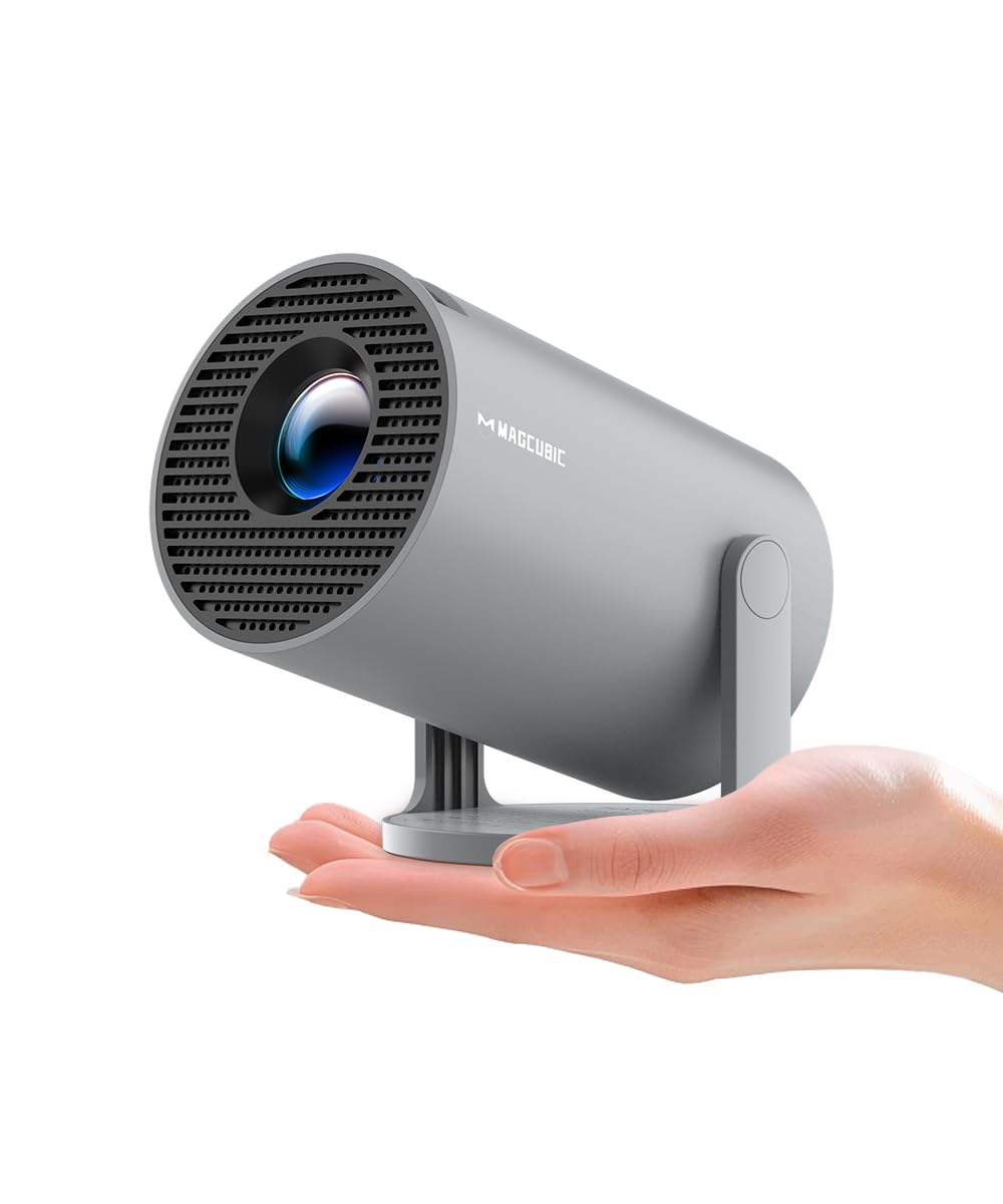 Mini Beamer 4K Unterstützt Android 11, Smart Projector 5G WiFi 6 BT 5.4, Mini Projektor Full HD 1080