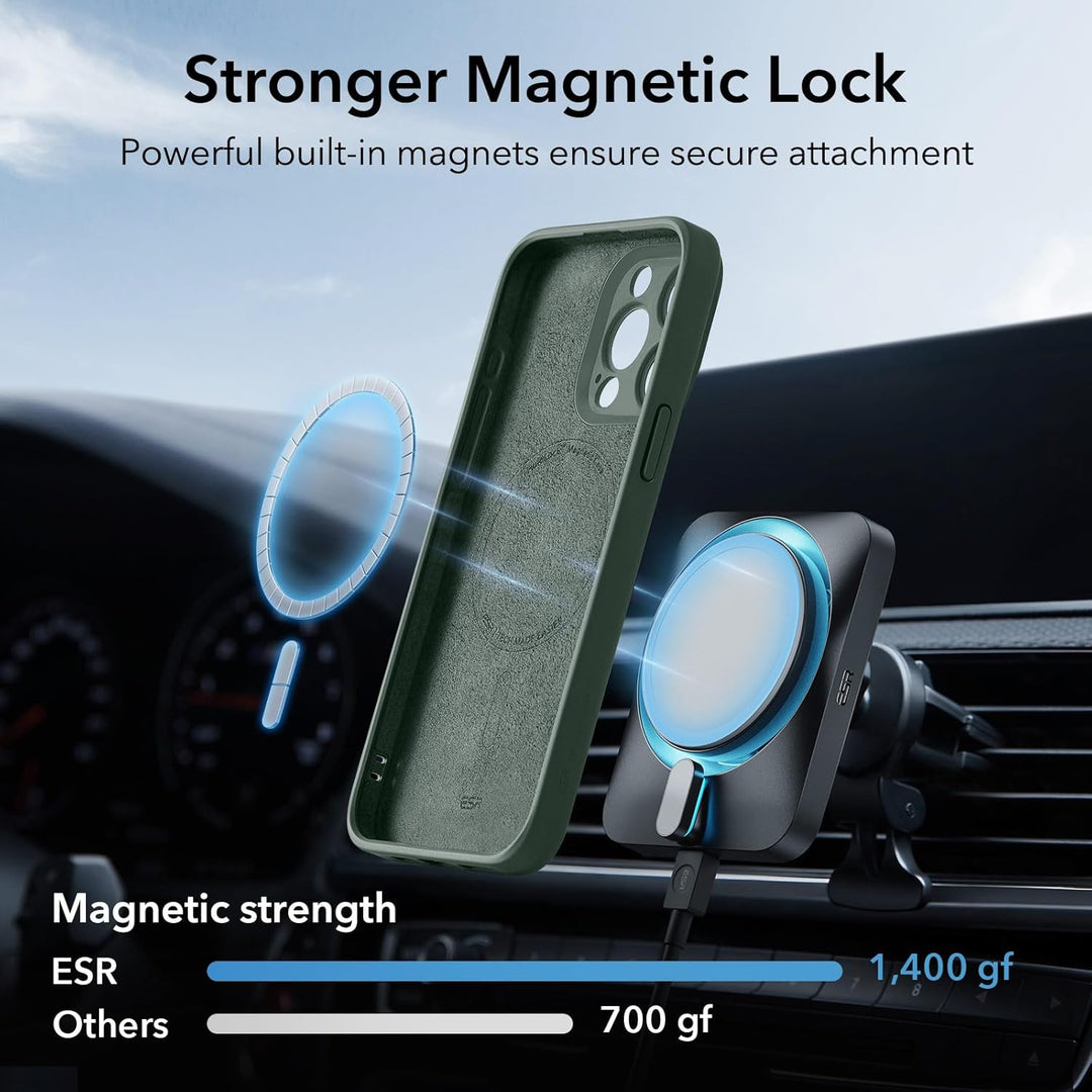ESR für iPhone 15 Pro Max Hülle, Kompatibel mit MagSafe, Unterstützt Magnetisch Laden, Dünne für iPh
