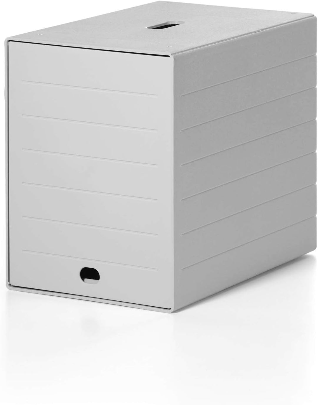 Durable Schubladenbox Idealbox Plus, 1 Stück, grau, 1712001050 Grau mit Frontplatte, Grau mit Frontp
