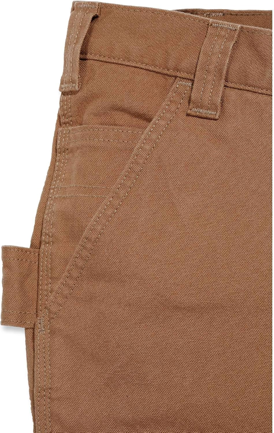 Carhartt Herren Straight Fit Stretch Duck Dungaree Arbeitshose 30W / 32L Carhartt Braun, 30W / 32L C