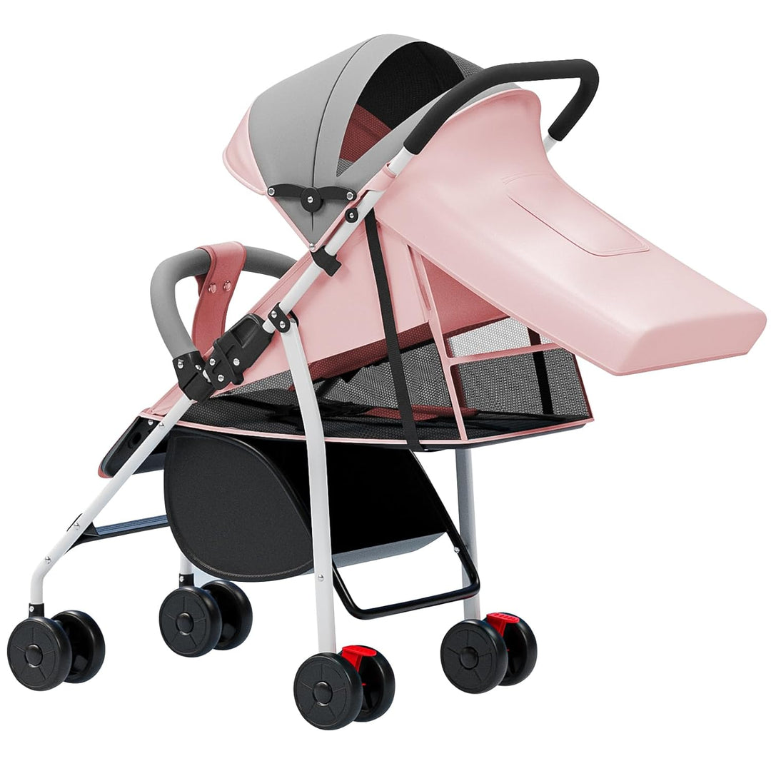 Kindersportwagen,Zusammenklappbarer Kinderwagen,Kinderwagen für jedes Gelände,Klein Zusammenklappbar
