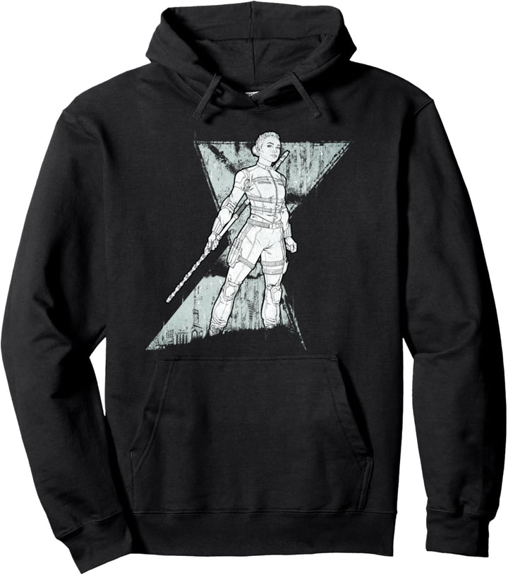 Marvel Black Widow Yelena Logo Pullover Hoodie