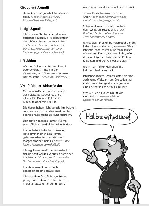Das neue Buch der Fussballsprüche, Gebundenes Buch