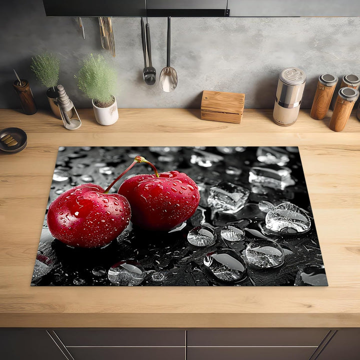 KitchenYeah© Herdabdeckplatte 78x52 cm Einteilig Herdabdeckung Abdeckplatte für Ceranfeld Abdeckung