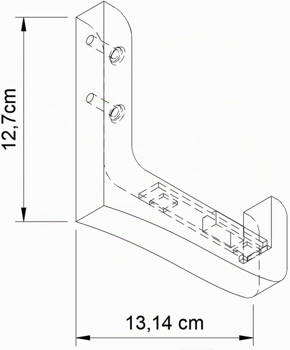 Wandhalterung für Fritz Box 5690 PRO Halter Halterung Fritz!Box 1 Paar mit Montagematerial