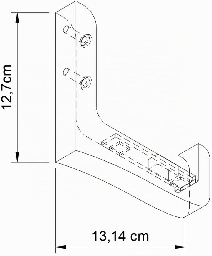 Wandhalterung für Fritz Box 5690 PRO Halter Halterung Fritz!Box 1 Paar mit Montagematerial