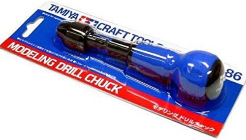 Tamiya 300074086 - Handbohrer mit Spannfutter, Blau