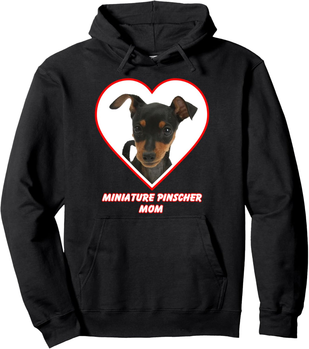 Miniature Pinscher Dog Mom Pullover Hoodie