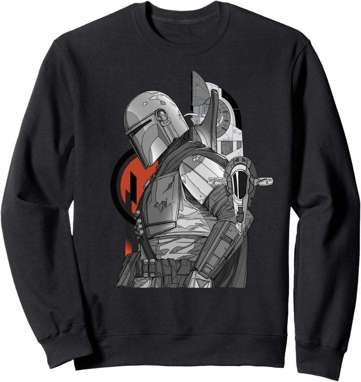 Star Wars The Mandalorian Metallic Vehicles Sweatshirt