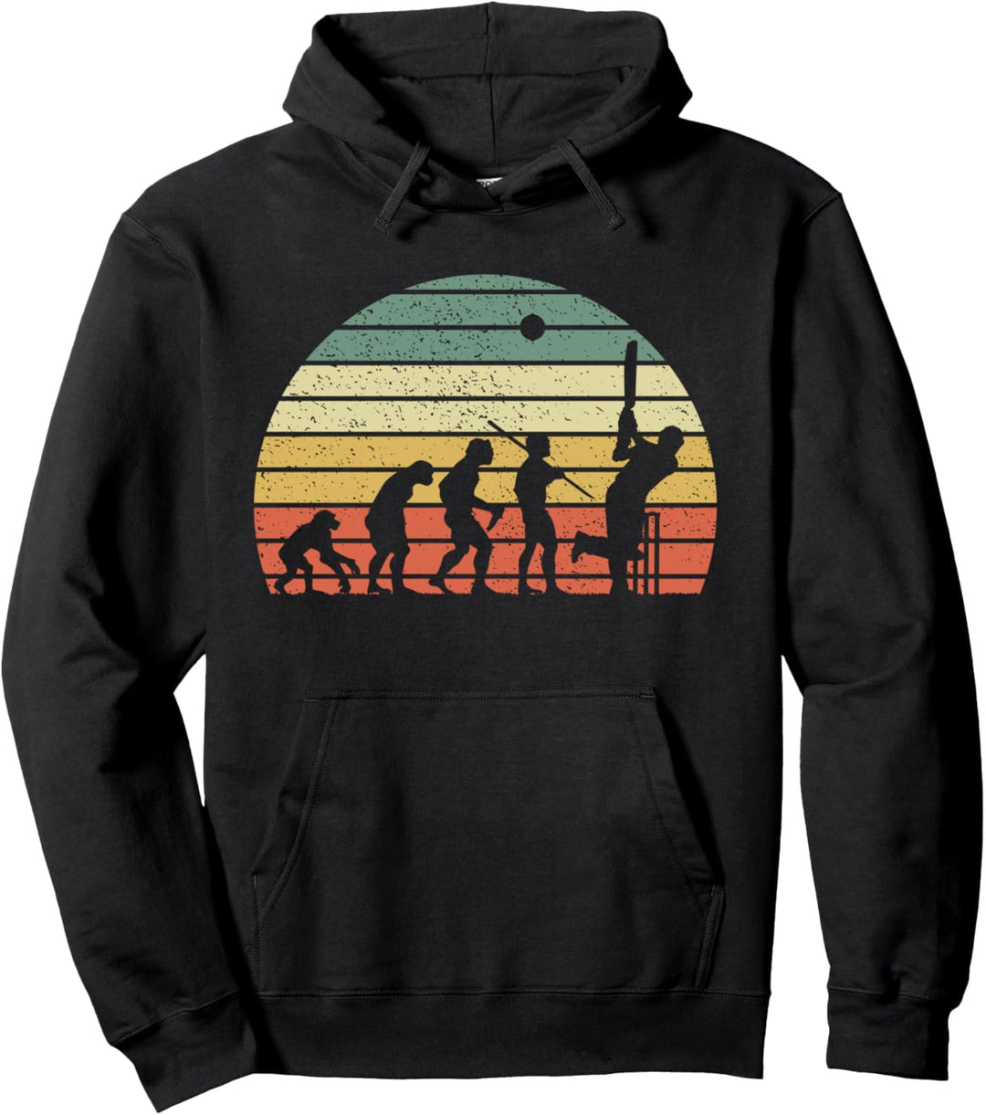 Evolution of Cricket Funny Classic World Pullover Hoodie