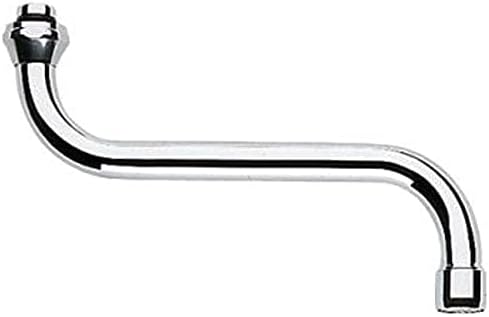 GROHE S- Auslauf (für Küchen-Wandbatterien, 1/2", Bogenauslauf, Auslauf mit Mousseur, langlebig), ch