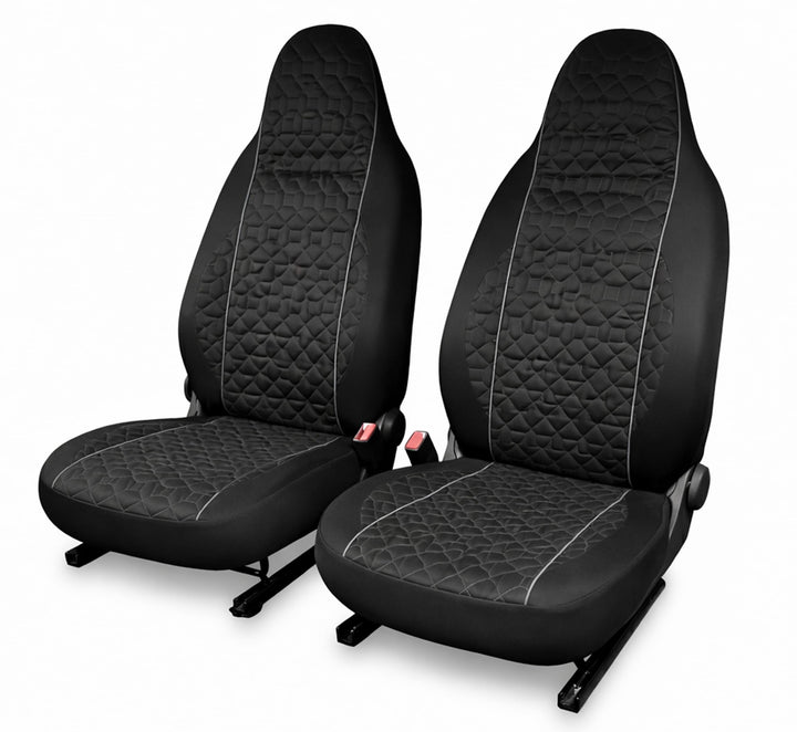 Auto Accessori Lupex - LS03 Sitzbezüge Smart Fortwo 450 451 453 - Vorne mit integrierter Kopfstütze
