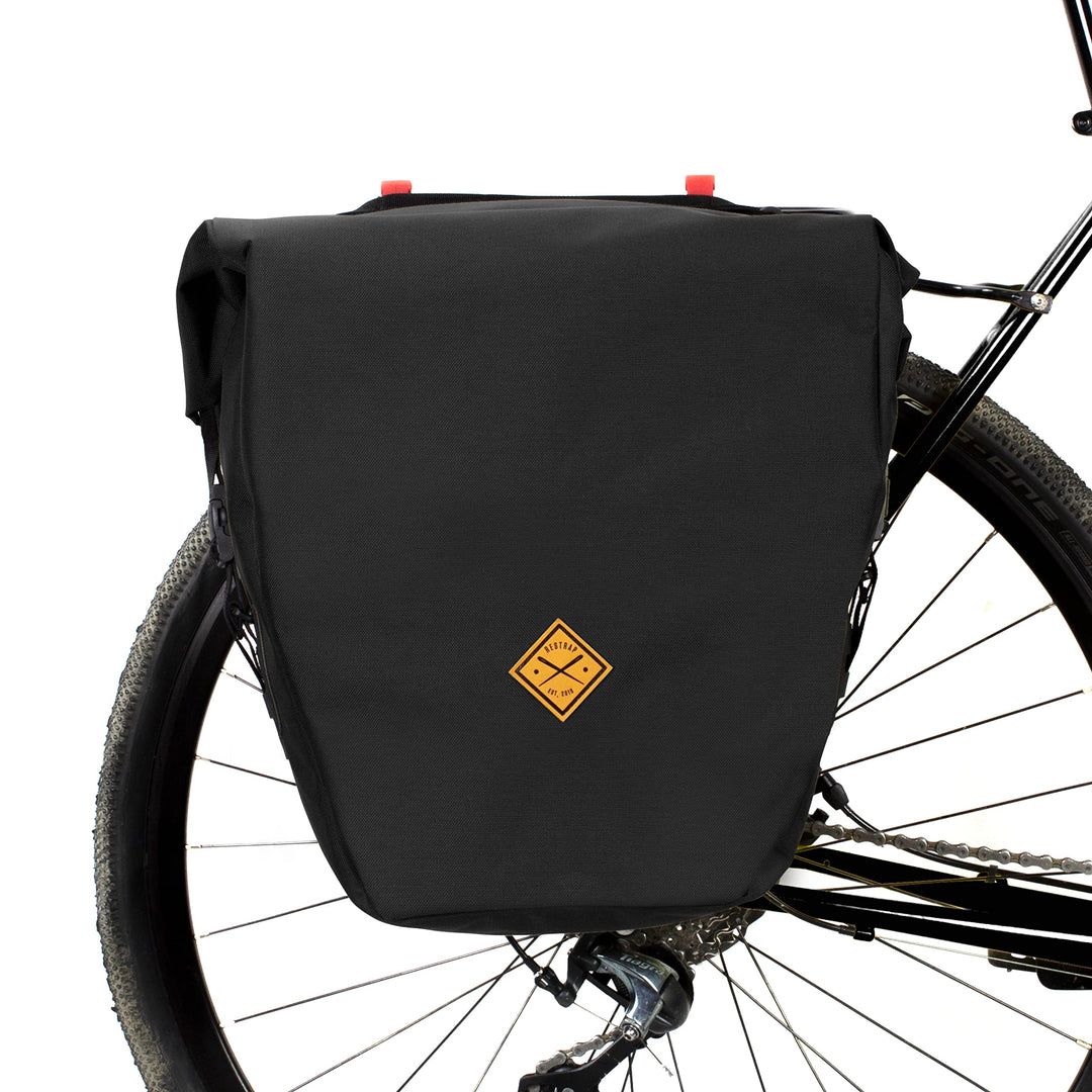 RESTRAP Panier Fahrradtasche Klickfix 13L/22L, wasserdicht L Schwarz, L Schwarz