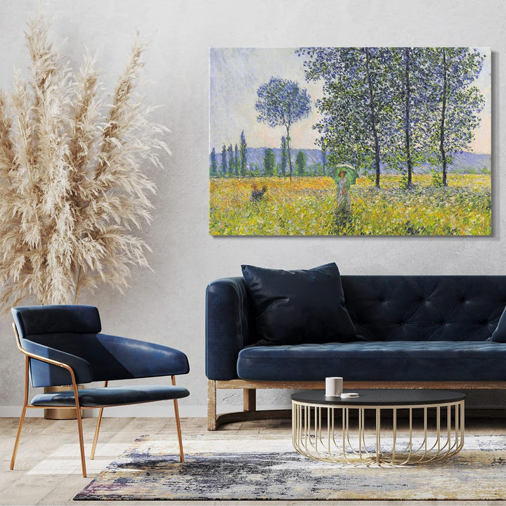 Printed Paintings Leinwand (80x60cm): Claude Monet - Pappeln im Sonnenlicht 80x60 cm, 80x60 cm