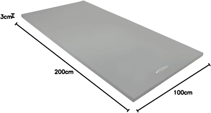 Grevinga UltraFit Gymnastikmatte – leichte Fitnessmatte, transportabel, stabiler PE-Schaum | 200 x 1