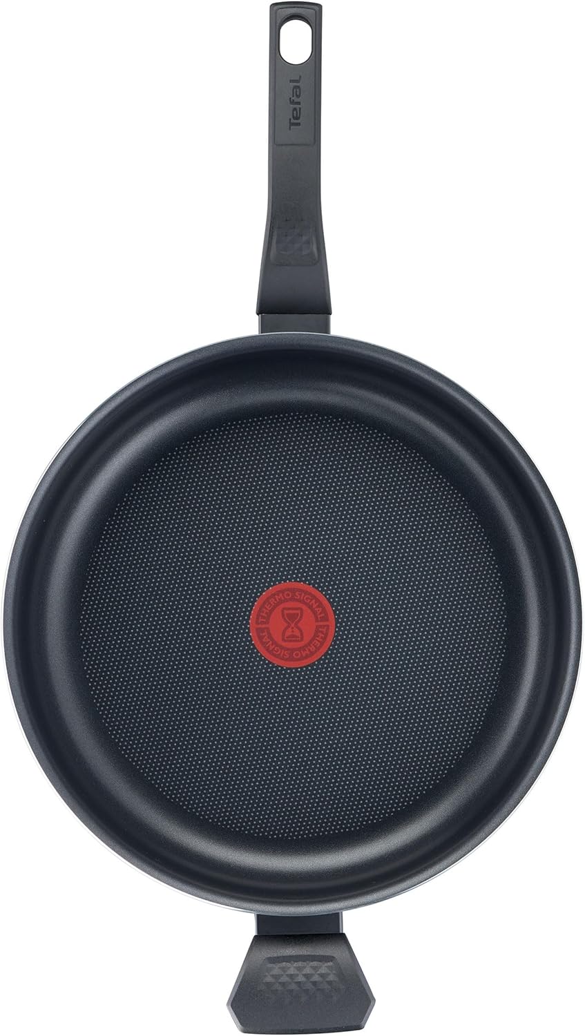 Tefal B5553733 Easy Cook & Clean Schmorpfanne 28 cm, Antihaftbeschichtung, Thermo-Signal Temperaturi