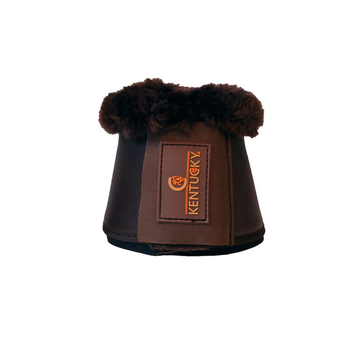 Kentucky Sprungglocken Leder LAMMFELL Farbe Pferdezubehör braun/braun XL marron/marron, XL marron/ma